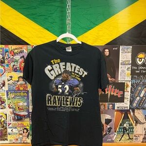 Black Ray Lewis Graphic T-Shirt